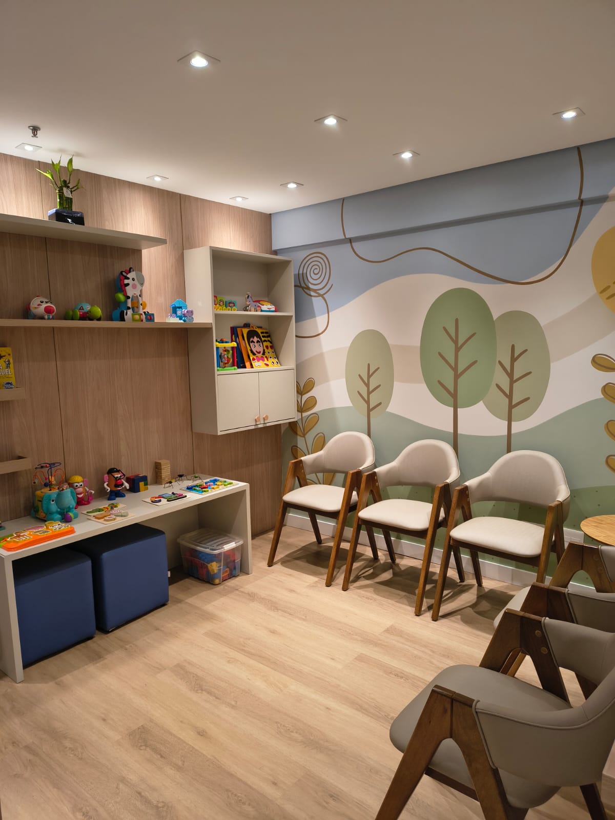 Sala de espera da Bem Crescer Pediatria